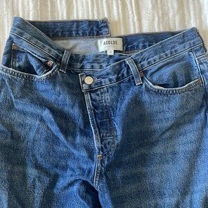 AGOLDE criss cross straight leg Indigo size 30